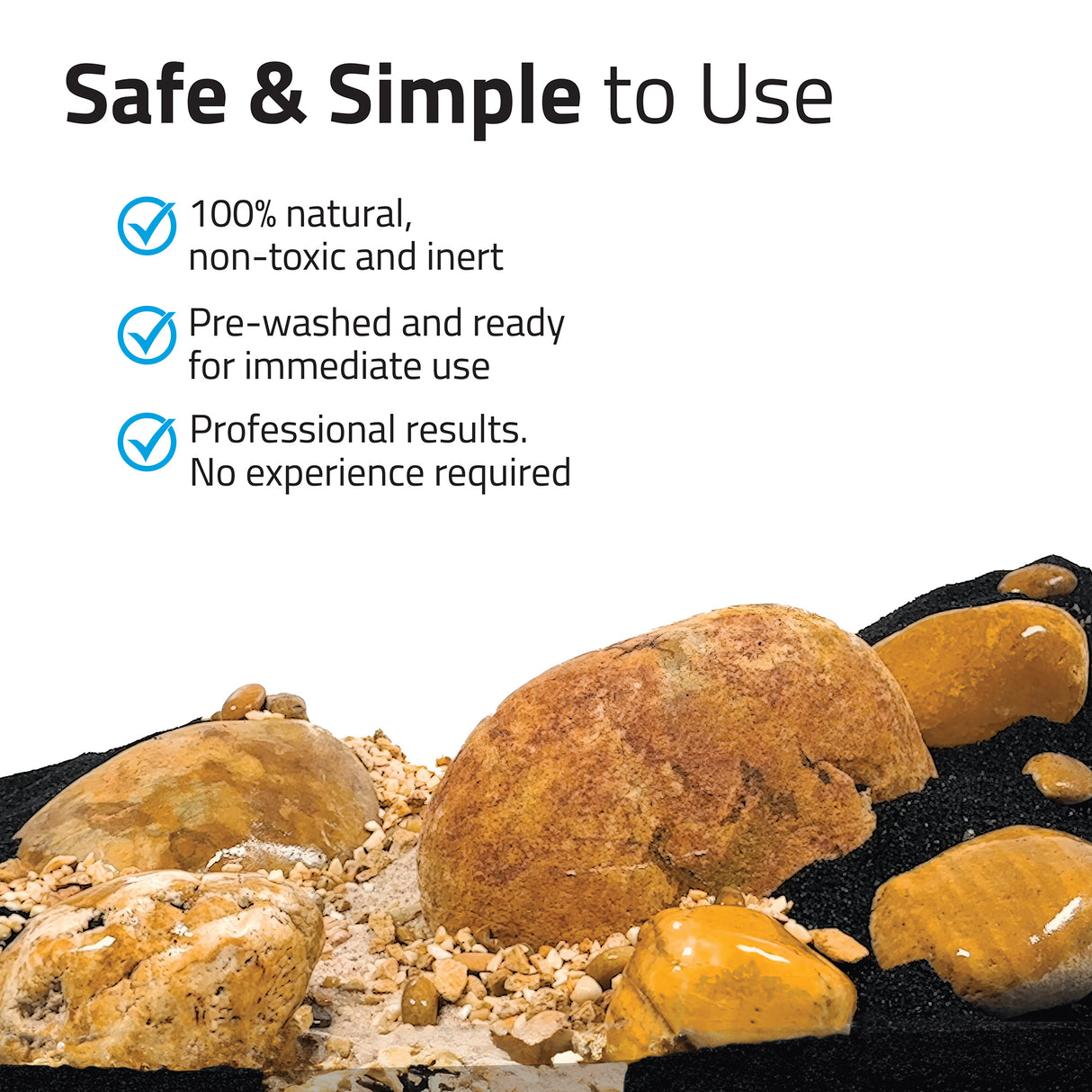 Fluval Yellowstone Aquascaper Natural Rock & Sand Décor | Substrates & Hardscape | Largest Tropical Fish Selection at Your Local Fish Store