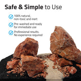 Fluval Red Rock Aquascaper Natural Rock & Sand Décor | Substrates & Hardscape | Largest Tropical Fish Selection at Your Local Fish Store