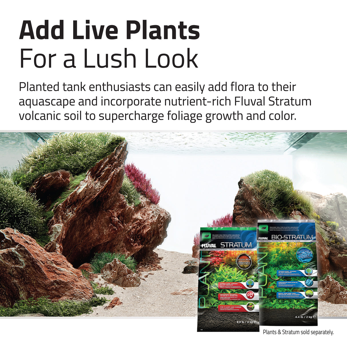 Fluval Red Rock Aquascaper Natural Rock & Sand Décor | Substrates & Hardscape | Largest Tropical Fish Selection at Your Local Fish Store