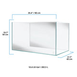 Fluval Visi-White 90P Rimless Aquarium - 53.6 US Gal / 202.5 L | Aquariums | Largest Tropical Fish Selection at Your Local Fish Store