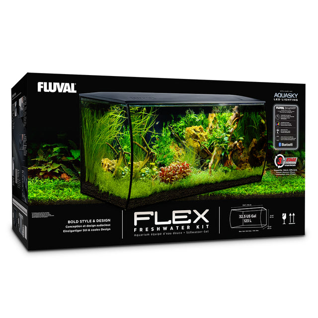 Fluval Flex Aquarium 32 Gallon | Aquariums | Largest Tropical Fish Selection at Your Local Fish Store