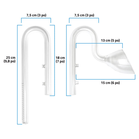 Fluval Glass Lily Pipe Set - 17 mm | Filters & Accessories | Largest Tropical Fish Selection at Your Local Fish Store