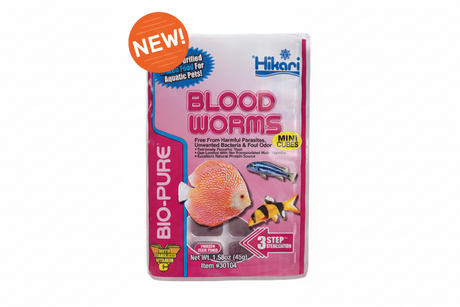 Hikari Frozen Blood Worm Cubes 1.58oz