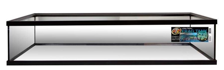 Zoo Med Low Boy Frag Aquarium Tank 50 gal, 48" x 24" x 10" | Aquariums | Largest Tropical Fish Selection at Your Local Fish Store