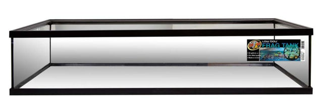 Zoo Med Low Boy Frag Aquarium Tank 50 gal, 48" x 24" x 10" | Aquariums | Largest Tropical Fish Selection at Your Local Fish Store