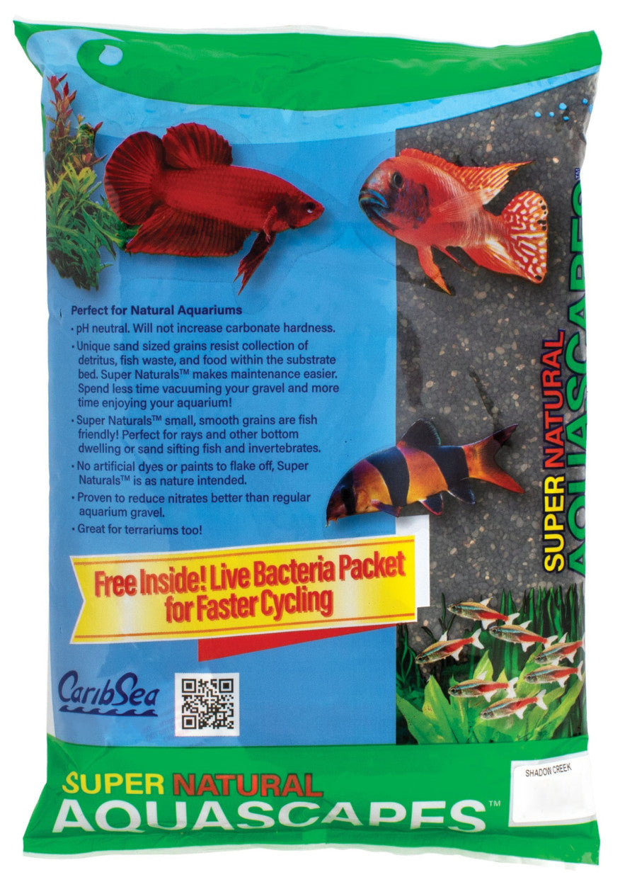 CaribSea Super Natural Aquascapes Aquarium Sand Shadow Creek 5lb