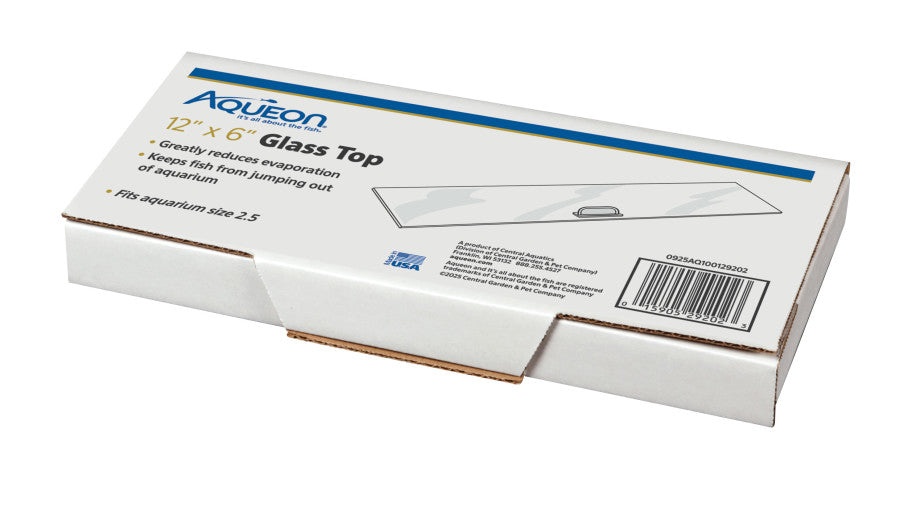 Aqueon Hinged Glass Aquarium Cover 12"x 6"