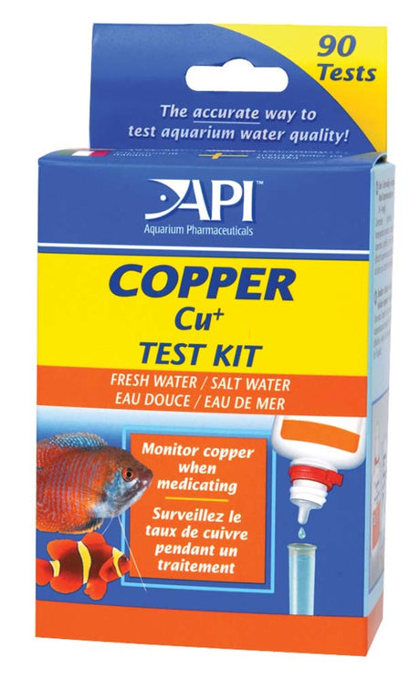 API Copper Test Kit for Freshwater and Saltwater Aquarium Water Care & Treatment API Copper Test Kit for Freshwater and Saltwater Aquarium