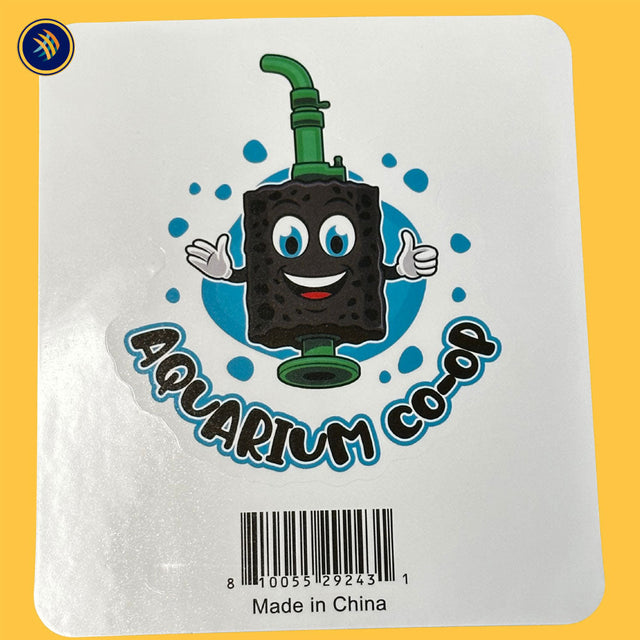 Aquarium Co-Op Sponge Filter "Nermy" Decal Sticker