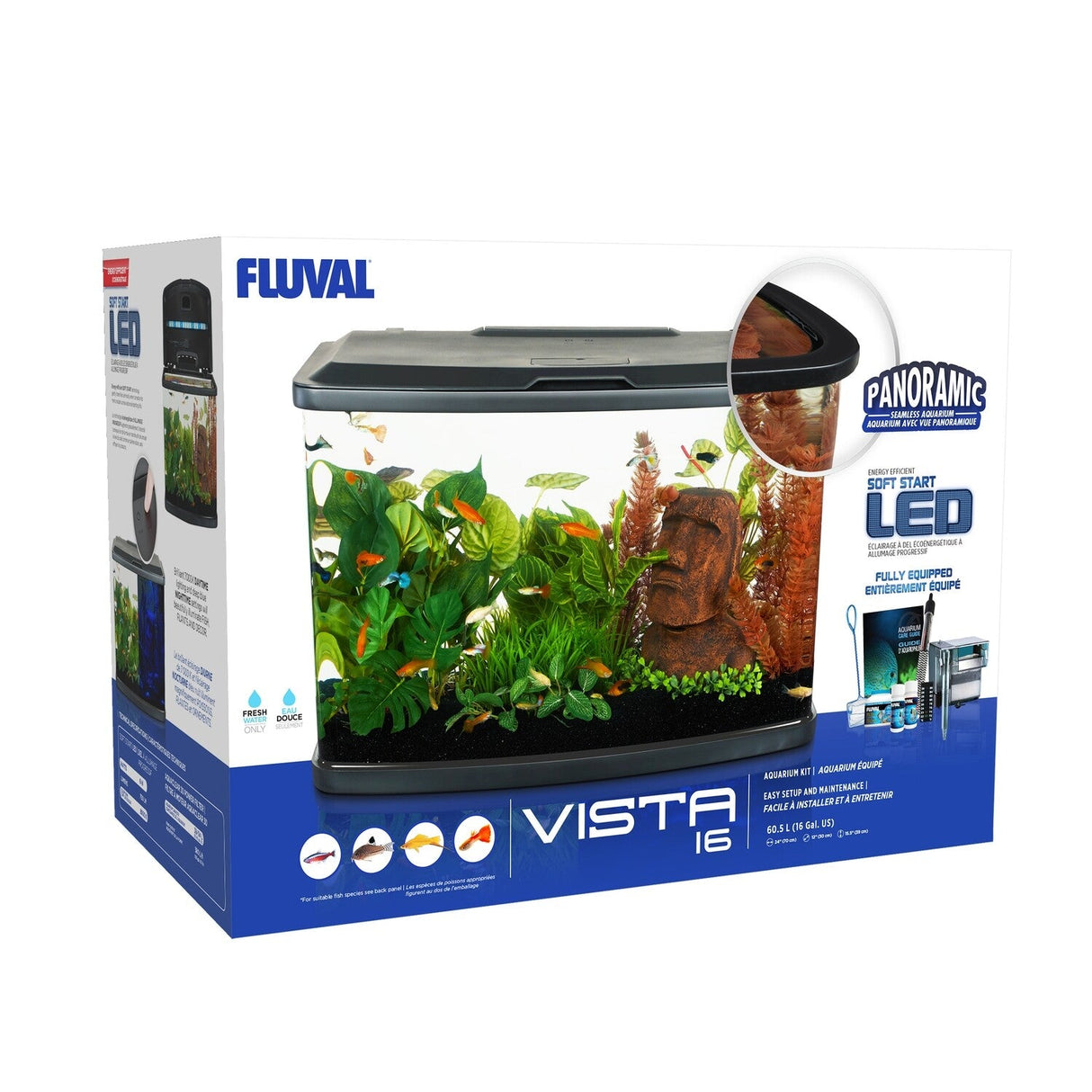 Fluval Vista Aquarium Kit 16 Gallon (60L) 15245